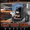thumbnail image 6 of Goldensoil Fully Automatic Espresso Machine 1350 W, 20 Bar, 1.5 L Water Tank & 750ml Milk Box, Black & Silver, 6 of 12