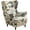 07, variant on Wingback Chair Cover 2 Pieces Stretch Printed Wingback Armchair Covers Sofa Slipcover Furniture Protector with Elastic Bottom Cover for Wingback Chairs
