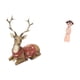 thumbnail image 5 of Figuras de reno, alce, ciervo, estatua de resina, muñeca moderna, adorno de mesa, adecuado para regalar, decoración del hogar, exhibición de oficina,, 5 of 8