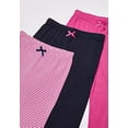 thumbnail image 3 of Luvable Friends 3-Pack Tapered Ankle Pants, Pink, 9-12 Months, 3 of 4