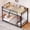 Low Bed Model, variant on Kdymod Twin over Twin Metal Bunk Bed with Convertible 2-in-1 Design, Metal Bunk Bed Frame with Ladder & Safety Guardrail, Space-Saving for Teens and Adults, Black