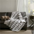 thumbnail image 4 of Home Essence Ruched Fur Throw, 4 of 4
