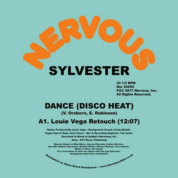 Sylvester - Dance (Disco Heat) (Louie Vega Remixes) - Music & Performance - Vinyl