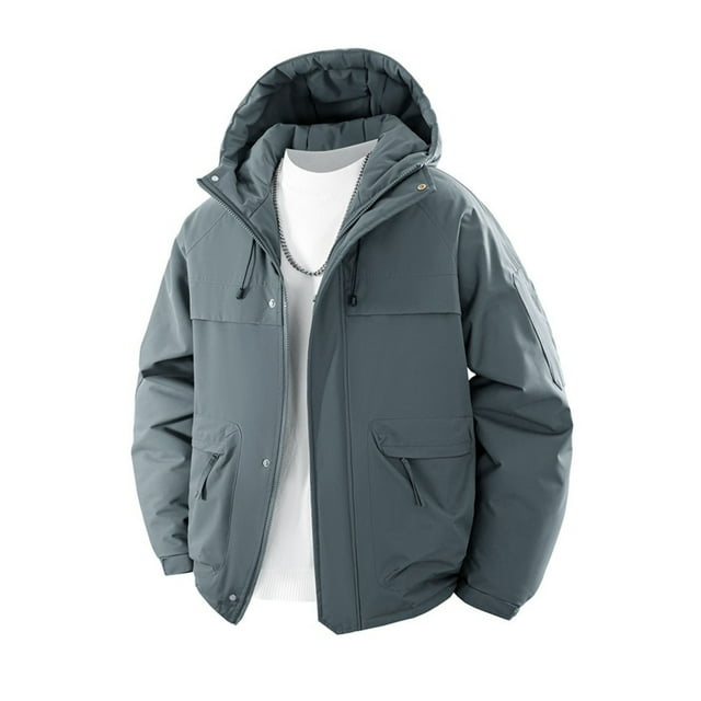Ceisia Men's Outdoor Sports Jacket Waterproof Hooded Long Sleeve Summer Loose Fit Gift