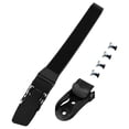thumbnail image 3 of 3 Pcs Black Universal Replacement Mend Inline Roller Skate Shoes Energy Strap With Buckle Long Clip, 3 of 9