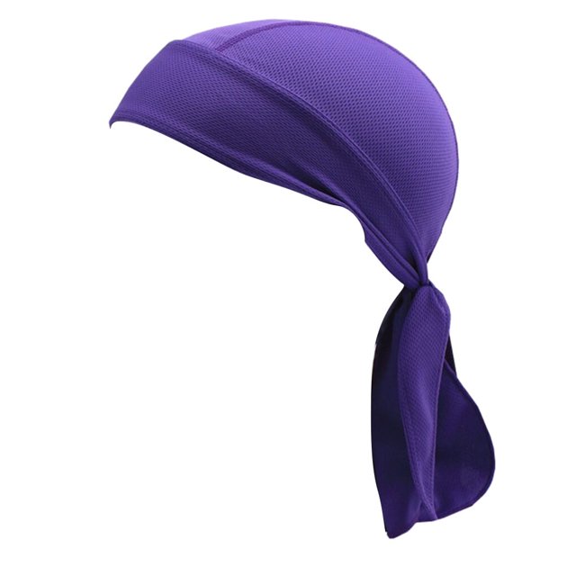 Wosthever Montar diadema escalada gorra bufanda invierno verano cabeza envoltura Beanie mujeres hombres a prueba de sudor transpirable Ciclismo Púrpura
