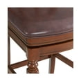 thumbnail image 6 of Alaterre Furniture Napa Bar Height Wood Stool with High Back, Mahogany, 6 of 8