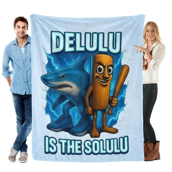 Throw Blanket for Tung Tung Sahur Soft Warm Bed Couch Flannel Blanket for Kids Girls Boys Gifts Home Decor 30x40 Inch