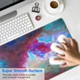thumbnail image 3 of Large Non-Slip Rubber Base Mouse Pad for Gaming - Colorful Galaxy Design with Stitched Edges (31.5x11.8 inches): Desk & Keyboard Compatible, 3 of 7