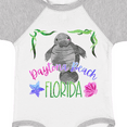 thumbnail image 4 of Inktastic Daytona Beach Florida Cute Swimming Manatee Boys or Girls Baby Bodysuit, 4 of 5