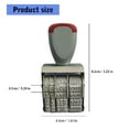 thumbnail image 5 of Number Stamp Date Stamp Adjustable Office Stamp Number Stamp Inking Dater Stamp Easy to Use, 5 of 14