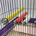 thumbnail image 6 of Walbest 3Pcs Wood Stand Paw Grinding Stick Toy Colorful Pet Bird Cage Stand Rod for Bird Parrot Budgies Parakeet Cockatiels Cage Accessories (Random Color 5.5"), 6 of 7