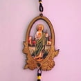 thumbnail image 3 of Colgante san judas tadeo, colgante para espejo, colgante para retrovisor, colgante para puerta, 3 of 6