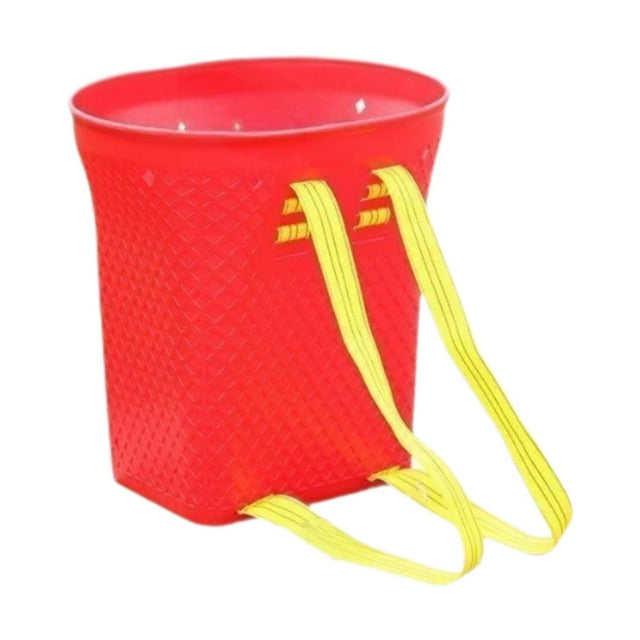 Cesta de espalda engrosada, mochila agrícola, cesta de almacenamiento para recolección de verduras, para compras, jardinería, acampada, picnic, uso