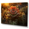 thumbnail image 2 of Designart "Sunset Glow Over Succulent Field II" Succulent Canvas Prints, 2 of 7