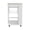 Multicolor + Rectangular + Stationary Kitchen Islands + Particle Board + Particle Board, variant on Space Saving Bar Cart with Wine Rack for Small Kitchen, Memphis Black Particle Board Cart with Casters