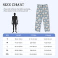 thumbnail image 3 of Yiaed Funny Cute Healthy Teeth Print Men's Lounge Pants, Loose PJ Bottoms, Long Pajama Pants for Men-Medium, 3 of 5