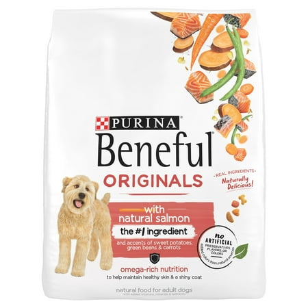 UPC: 0017800184489 | Purina Beneful Originals Natural Salmon Dry Dog Food 28 lb Bag