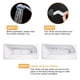 thumbnail image 5 of Kearding Paquete de 24 pegatinas de ducha para bañera, tira autoadhesiva antideslizante en forma de S para bañera, baño, inodoro, alfombrilla Juegos de accesorios de baño, 5 of 6