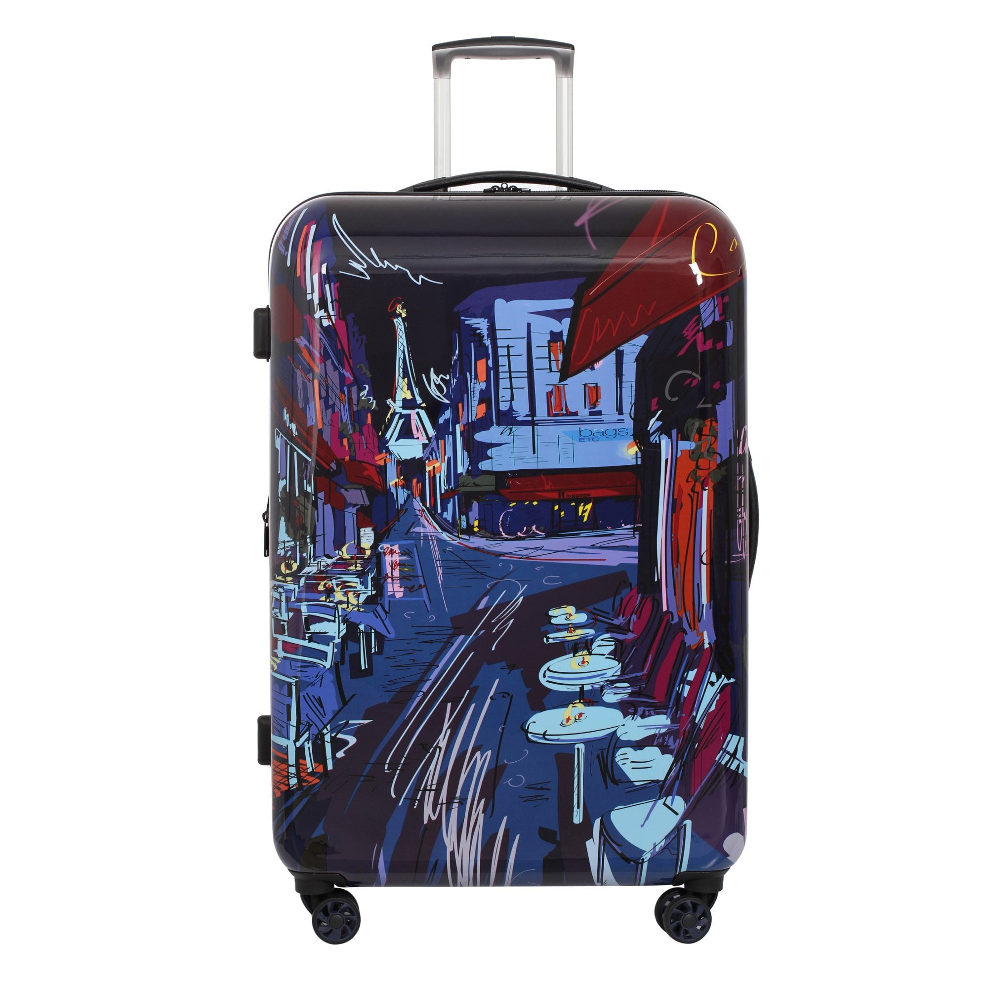 Ikase Hardside Spinner Luggage Notre dame Paris by Piddix 