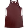 thumbnail image 2 of Adidas Womens 2-Tone Basketball Team Jersey, maroon, M, 2 of 2