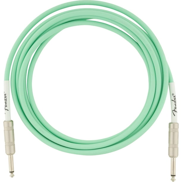 Cable de instrumentos Fender 3m Original Series Surf Green