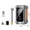 Silver, variant on Cordless Tire Inflator Portable Air Compressor - 15000mAh Rechargeable Car Tire Pump with Digital Pressure Gauge, LED Light, Auto Shut Off, Dual Power Source for Car, Motorcycle, Bicycle, Balls
