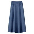 thumbnail image 6 of Girl's Ultra Soft Lightweight Denim Fit and Flare A-Line Maxi Skirt 4 to 18 years old, 6 of 6