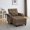 Coffee, variant on 6-Position Adjustable Convertible Chaise Lounge Sleeper Chair with Storage, Modern Recliner Armchair with Swivel Tray Table & USB Port, Multi-Functional Tufted Accent Chair for Small Space