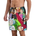 thumbnail image 2 of Rick And Morty Mens Swim Trunks Quick Dry Board Shorts With Mesh Lining, Beach Shorts Swimwear Bathing Suits, 2 of 7