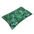 thumbnail image 3 of Balery Monstera Leaves Pillow Covers,Bed Pilowcases,Reversible Plush Throw Pillow Covers End Pillow Encasement,Pillow Case - 20"X30", 3 of 9