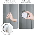 thumbnail image 4 of Adsorbente de tirador de vidrio, tirador de ventosa de 3 piezas Tiradores de inodoro Tiradores de cajón de baño Han Feliz Sencillez, 4 of 5
