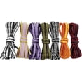 thumbnail image 2 of Zhengup Flat Colorful Shoelaces Work Boot Laces Fashion Shoe Laces for Sneakers 2 Pairs, 2 of 4