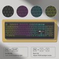 thumbnail image 2 of MageGee V650S Wireless Keyboard Mouse Combo, 2.4G Full Size RGB Backlit Silent Ultra-Thin Gaming Keyboard and Mouse Set with Num, 2 of 7