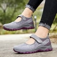 thumbnail image 7 of BERANMEY Women‘s Slip-On Walking Shoes – Easy On/Off with Hook & Loop Comfort-Focused Athletic Sneakers for Women Non-Slip Casual Shoes for Travel Work Outdoor, 7 of 7