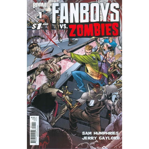 Fanboys Vs. Zombies #1C VF ; Boom! Comic Book