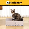 thumbnail image 2 of Bloc rascador para gatos Conlun Cat Scratch Box, tumbona de cartón, 2 of 9