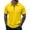 Yellow #1, variant on LNZGNM Polo Shirts for Men 1/4 Zip Up Short Sleeve Classic Fit Golf Shirts Fashion Solid Color Lapel T-Shirts Lightweight Breathable Workout Tee Shirt with Pocket,Dark Green 3XL