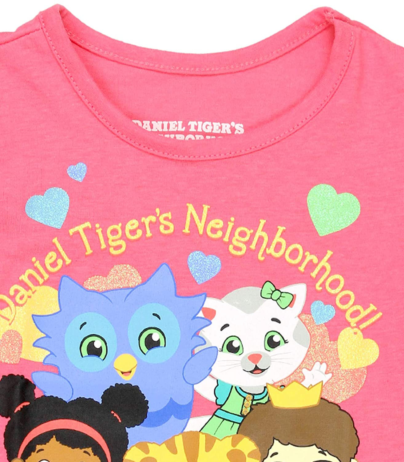 Daniel Tiger Toddler Girls Short Sleeve Tee T-Shirt DTG042SS