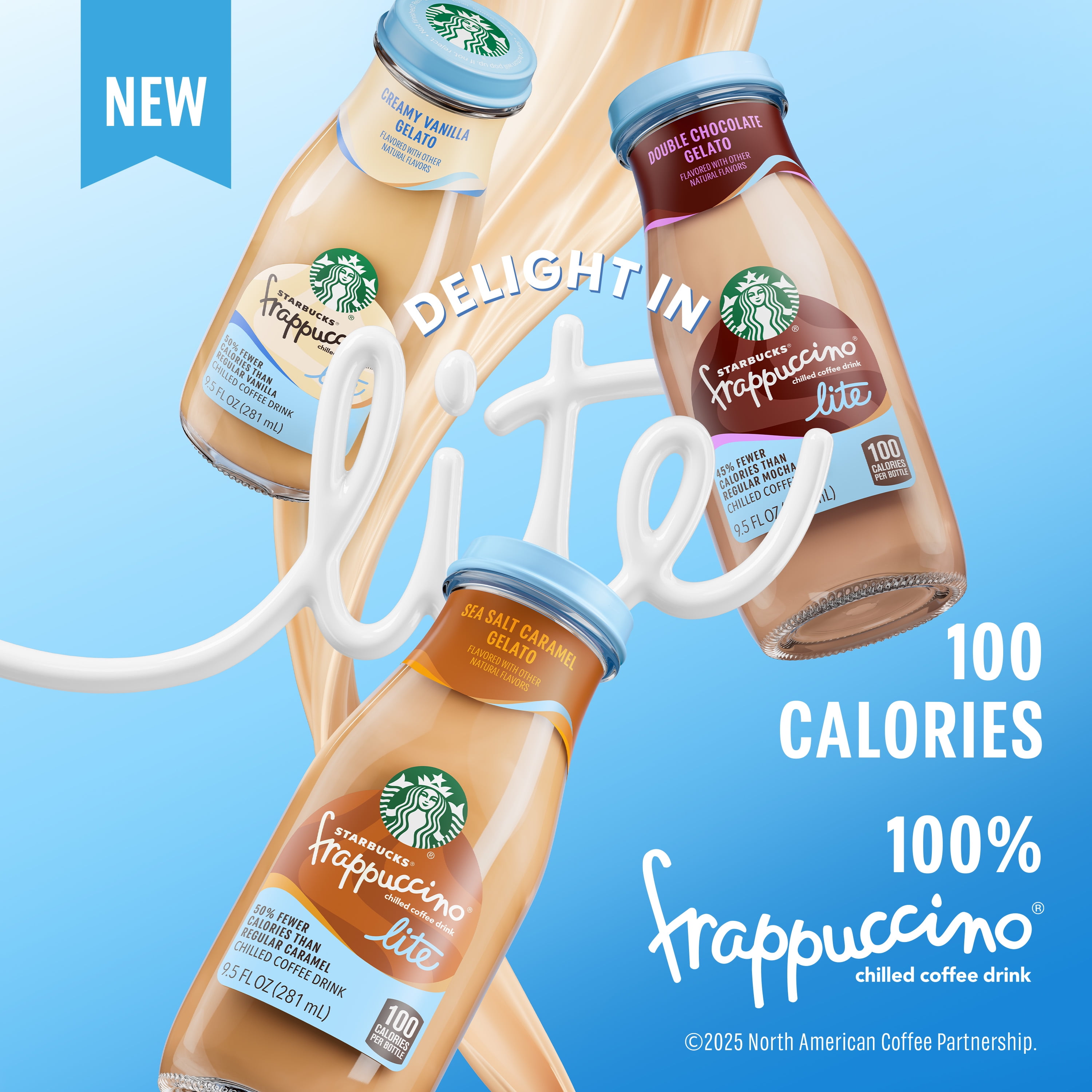 Starbucks Frappuccino Coffee Drink Lite Gelato Double Chocolate
