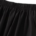 thumbnail image 3 of Maoxin Skirts for Women Women's Classic Summer Pleated High Waisted Pocket Casual Drape Skirt ,Black,Free Size, 3 of 6