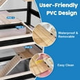 thumbnail image 6 of Ferret Cage Chinchilla Cage Rat Cage Stainless Steel Tray 5 Levels Small Animal Cage Devider for 2 Pets, 6 of 7