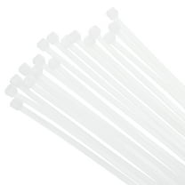 Uxcell 50PCS Cable Zip Ties 12 Inch, Self-Locking Nylon Wire Ties with 50 lbs Tensile Strength for Indoor and Outdoor, White