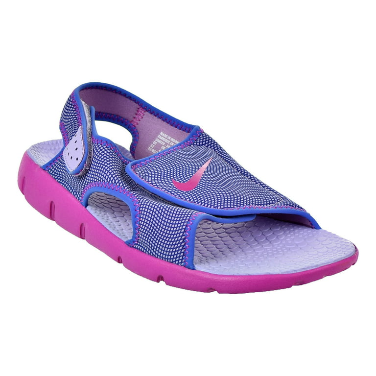 bagage geluk Tegenwerken Nike Sunray Adjust 4 Boys (GS/PS) Shoes Hydrangeas/Comet Blue/Pink  386520-504 - Walmart.com
