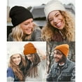 thumbnail image 6 of YooGuoGuo Womens Knit Beanie Hat Satin Lined Winter Hats for Women Men Soft Warm Slouchy Cuffed Beanie Hat Skull Cap, 6 of 7
