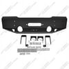 MBRP 07-10 Jeep Wrangler JK Front Stubby Winch Bumper