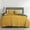Yellow, variant on ESCA 3-Piece Fawda Beige Bedspread Set Queen Size Brown Reversible Quilt
