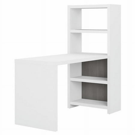 UPC: 0042976194079 | Echo 56W Craft Table in Pure White and Modern Gray – Engineered Wood