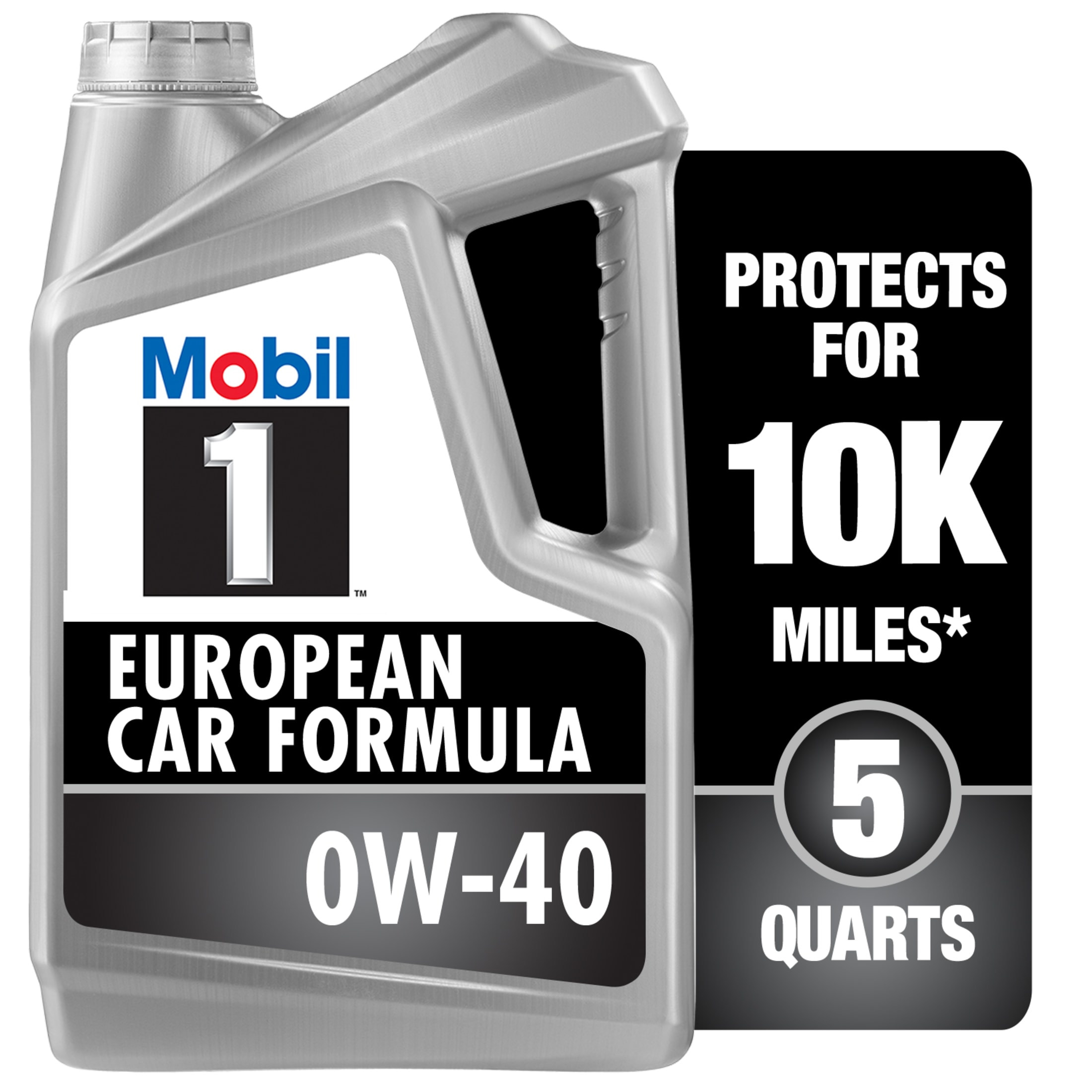 Mobil 1 FS European Car Formula Full Synthetic Motor Oil 0W-40, 5 Quart - image 2 of 8