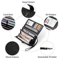 thumbnail image 6 of FALAN MULE Wallets for Women Trifold Wristlet Wallets Large Capacity RFID Blocking Ladies Purse Credit Card Holder, 6 of 7